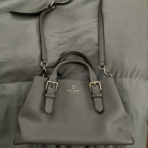 COPY - Kate Spade Grey Purse. Cross body strap re…